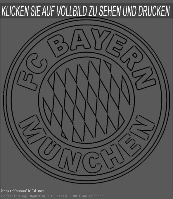Ausmalbilder Bayern München Wappen