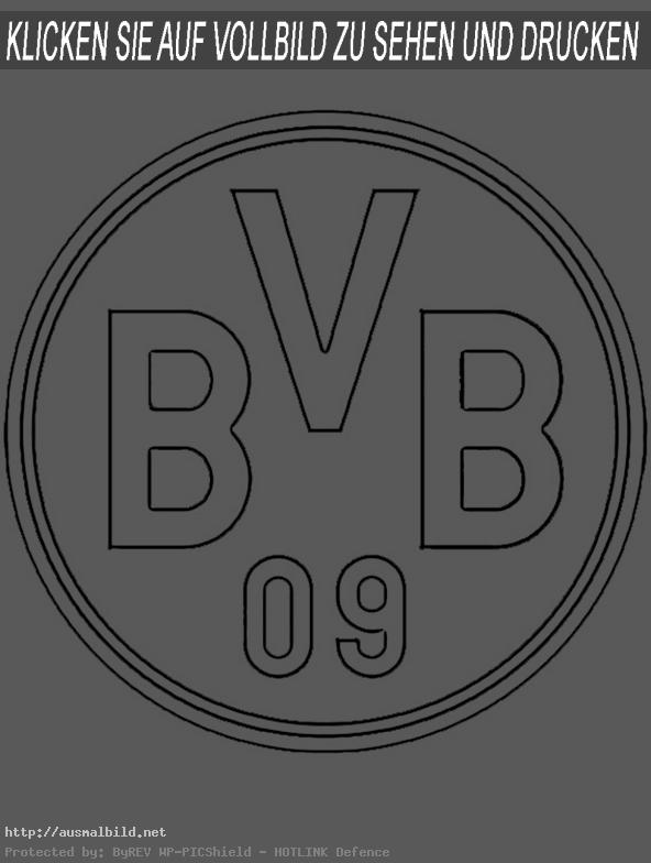 Ausmalbilder Borussia Dortmund Wappen