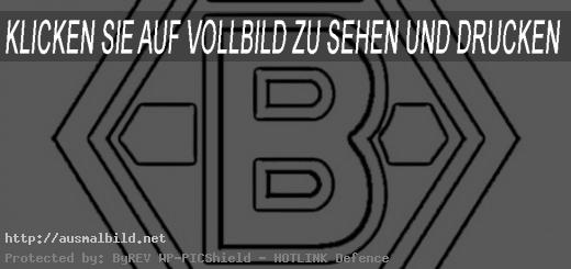 Ausmalbilder Borussia Mönchengladbach Wappen