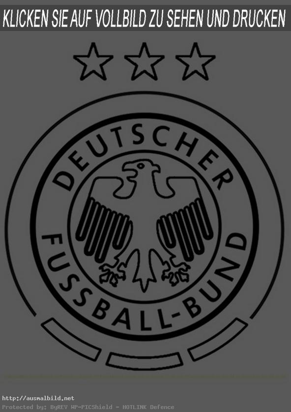 Ausmalbilder Deutsch Fußballmannschaft Wappen