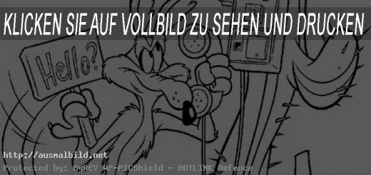 Ausmalbild Looney Tunes 8