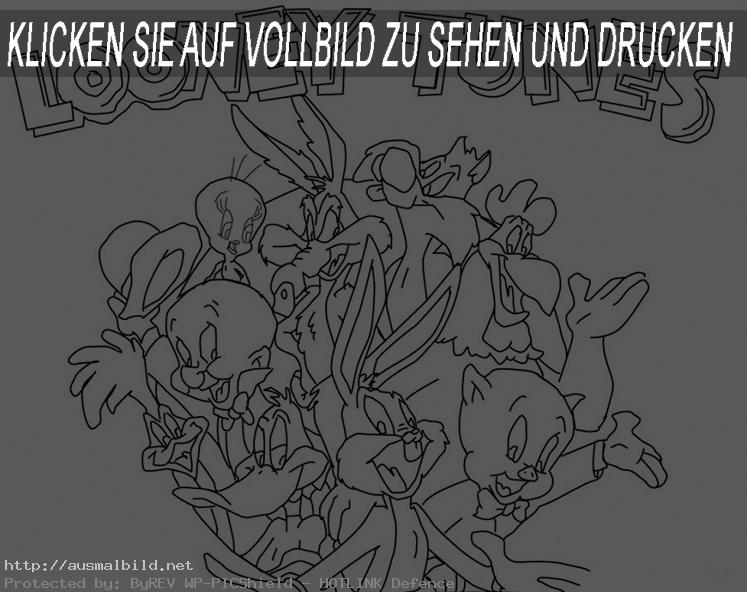 Ausmalbild Looney Tunes 12
